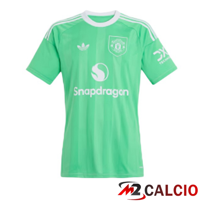 Maglie Calcio Manchester United Portiere Verde 2025/2026