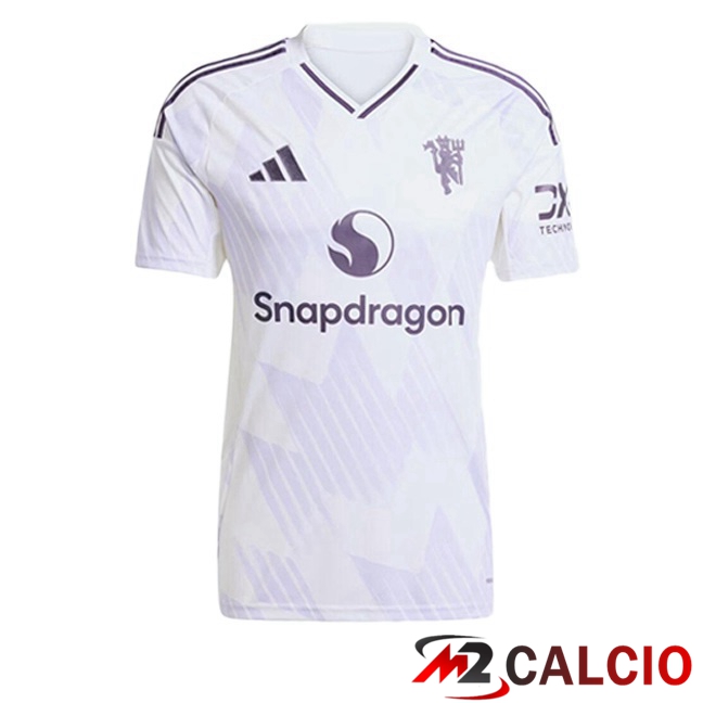 Maglie Calcio Manchester United Seconda Bianco 2025/2026