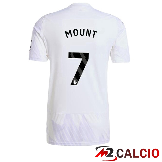 Maglie Calcio Manchester United (MOUNT 7) Seconda Bianco 2025/2026
