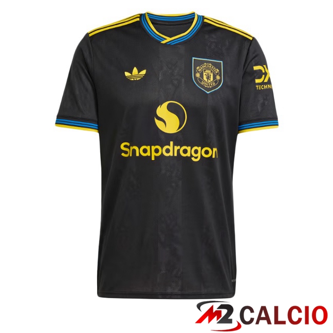 Maglie Calcio Manchester United Terza Nero 2025/2026