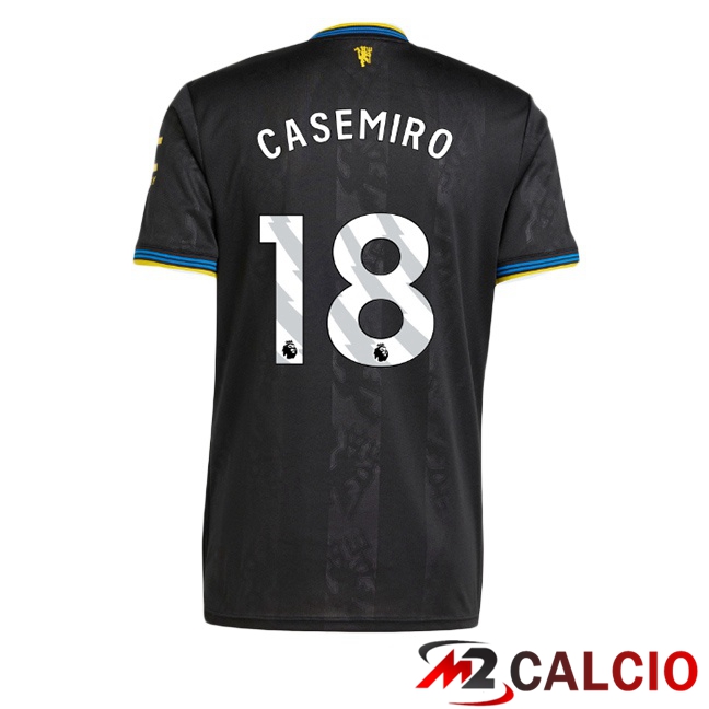 Maglie Calcio Manchester United (CASEMIRO 18) Terza Nero 2025/2026