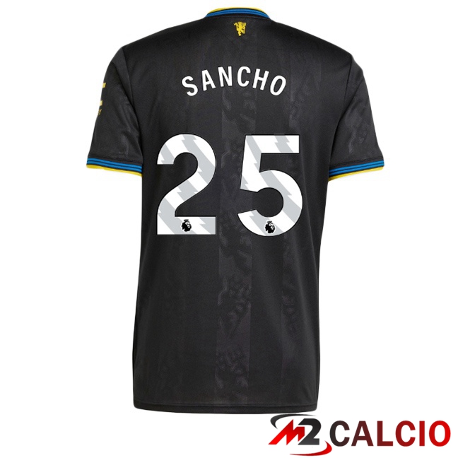 Maglie Calcio Manchester United (SANCHO 25) Terza Nero 2025/2026