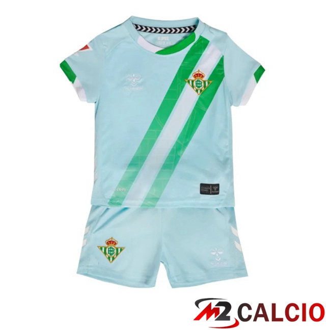 Maglie Calcio Real Betis Bambino Seconda Blu 2025/2026