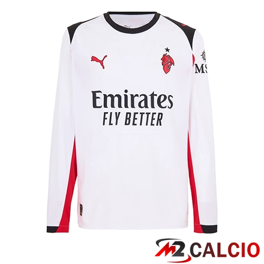 Maglie Calcio AC Milan Seconda Manica Lunga 2025/2026