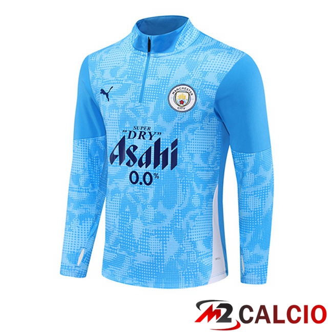 Felpa Allenamento Manchester City Blu 2025/2026