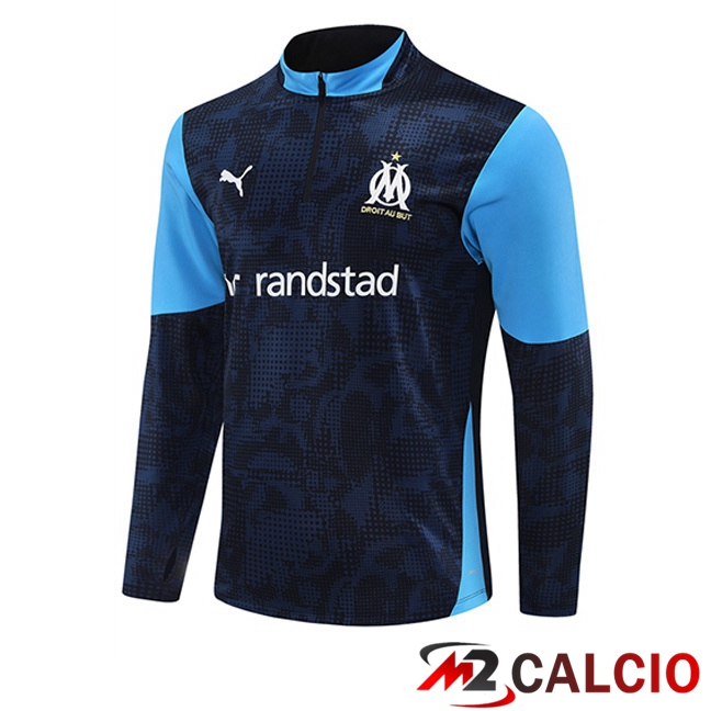Felpa Allenamento Marsiglia OM Blu Reale 2025/2026