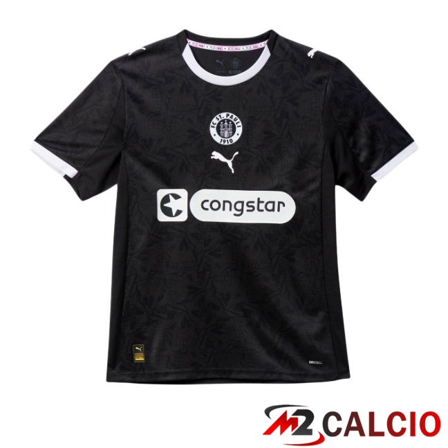 Maglie Calcio FC St. Pauli Terza Grigio Nero 2025/2026