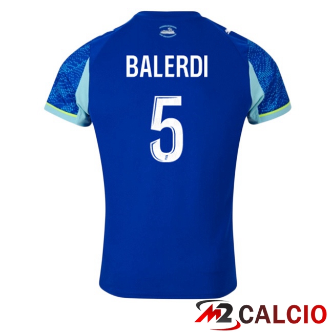 Maglie Calcio Marsiglia OM (BALERDI 5) Terza Blu 2025/2026