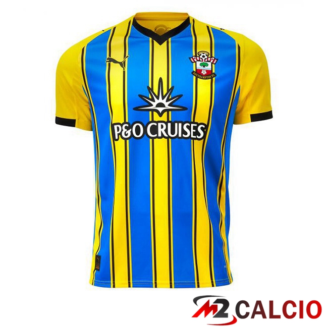 Maglie Calcio Southampton FC Seconda Giallo Blu 2025/2026