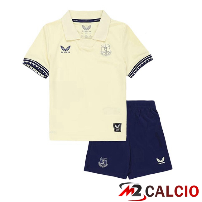 Maglie Calcio Everton Bambino Seconda Giallo 2025/2026