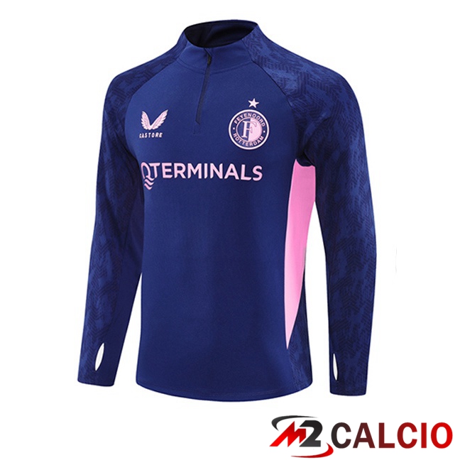 Felpa Allenamento Feyenoord Blu Reale 2025/2026