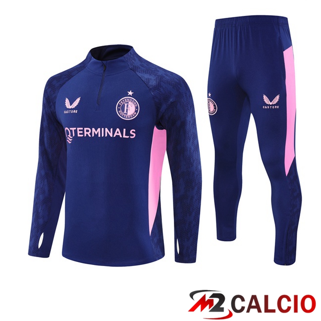 Insieme Tuta Calcio Feyenoord Blu Reale 2025/2026