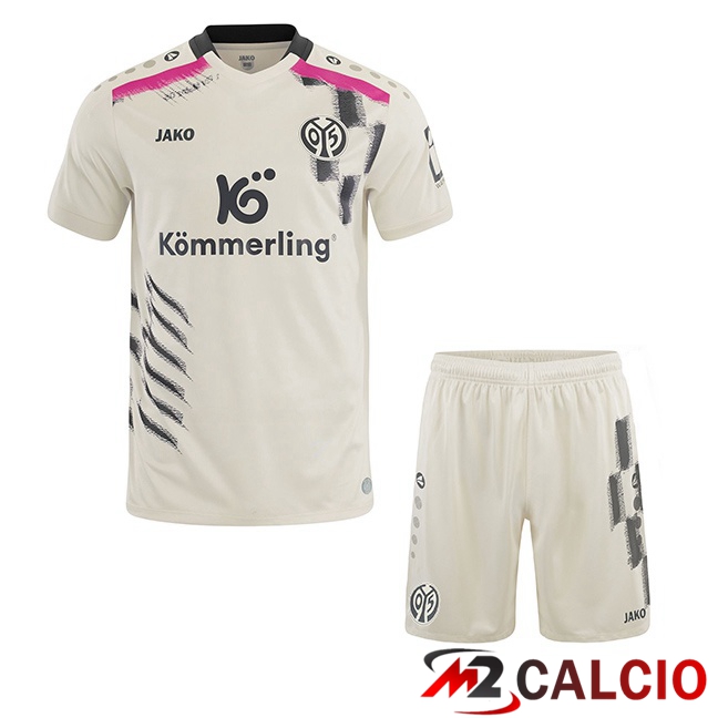 Maglie Calcio FSV Mainz 05 Bambino Terza Bianco 2025/2026