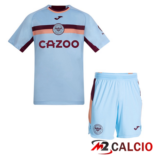 Maglie Calcio Brentford FC Bambino Terza Blu 2025/2026