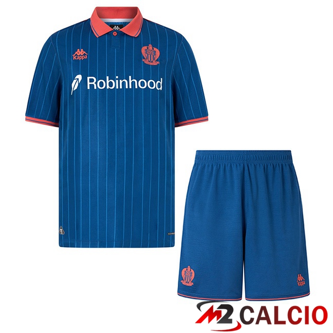 Maglie Calcio OGC Nice Bambino Terza Blu 2025/2026
