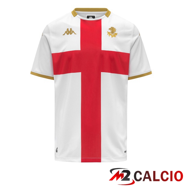 Maglie Calcio Genoa CFC Seconda Bianco 2025/2026