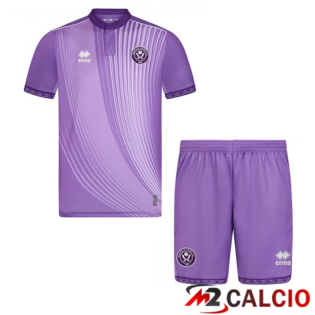 Maglie Calcio Sheffield United Bambino Terza Viola 2025/2026