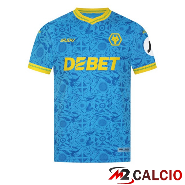 Maglie Calcio Wolves Terza Blu 2025/2026