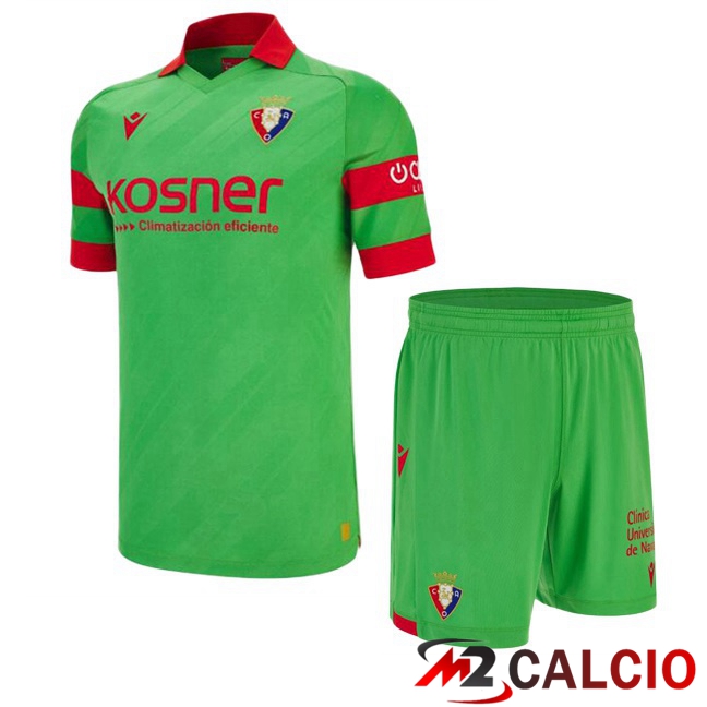 Maglie Calcio CA Osasuna Bambino Seconda Verde 2025/2026