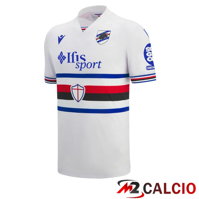 Maglie Calcio UC Sampdoria Seconda Bianco 2025/2026