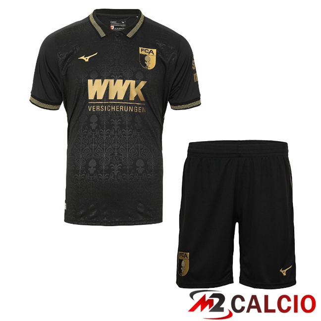 Maglie Calcio FC Augsburg Bambino Terza Nero 2025/2026