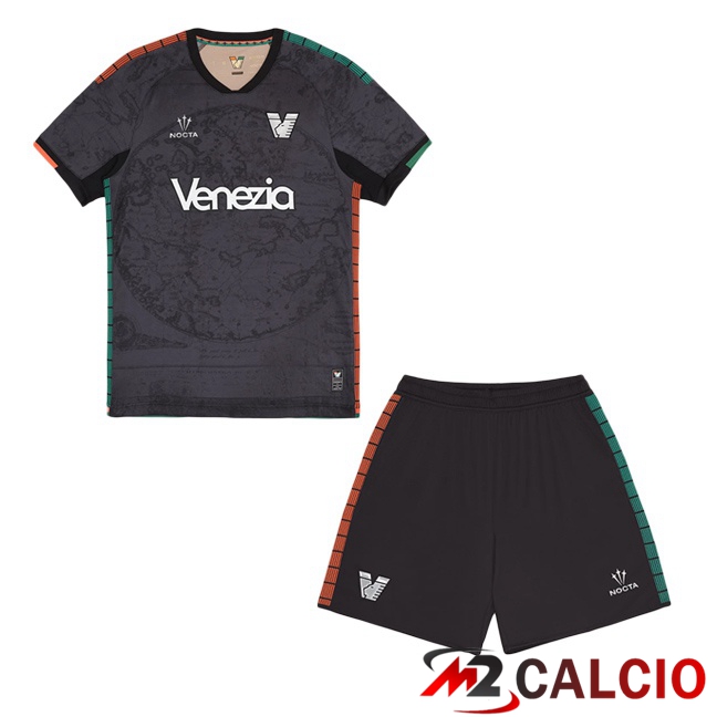 Maglie Calcio Venise FC Bambino Prima Nero 2025/2026
