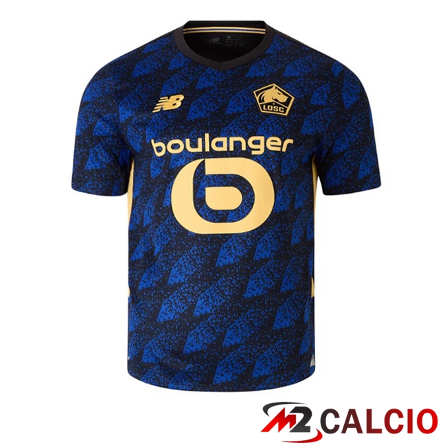 Maglie Calcio Lille OSC Terza Blu Nero 2025/2026