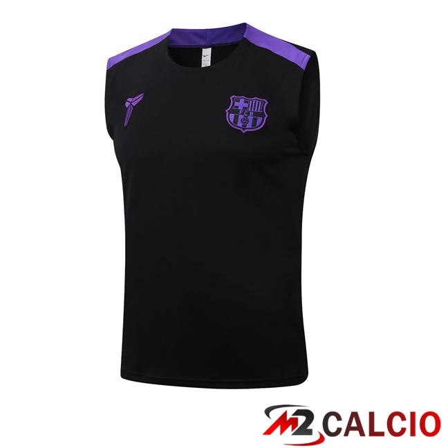 Canotta Allenamento FC Barcellona Nero 2025/2026