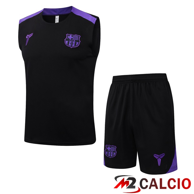 Canotta Allenamento FC Barcellona + Pantaloncini Nero 2025/2026
