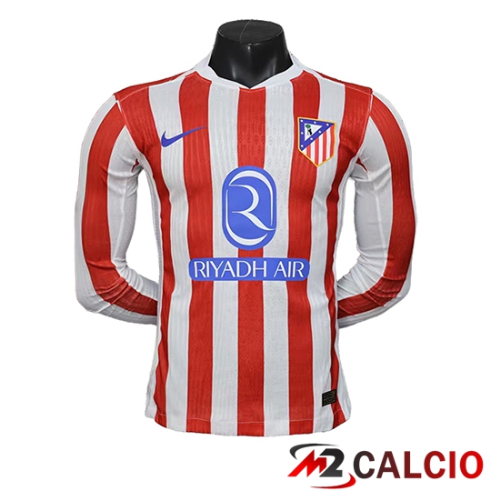 Maglie Calcio Atletico Madrid Prima Manica Lunga 2025/2026