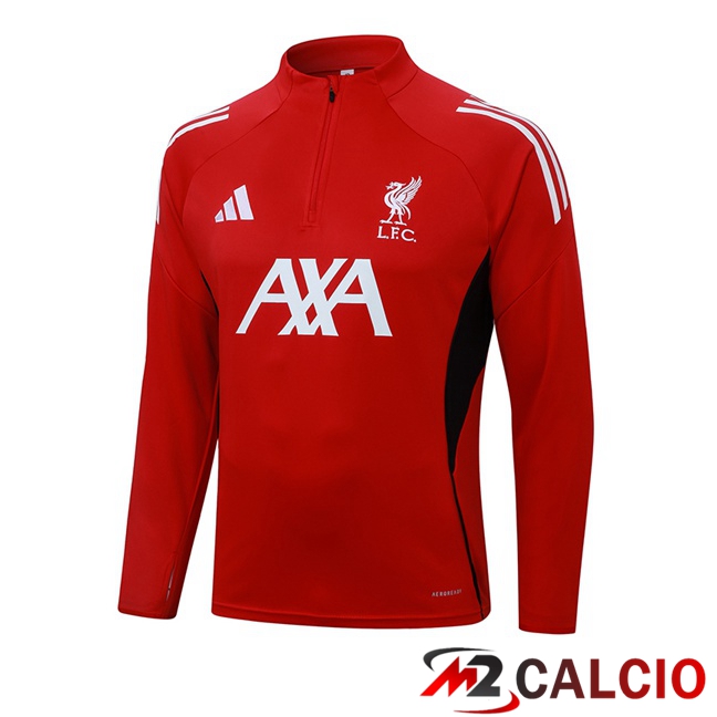 Felpa Allenamento FC Liverpool Rosso 2025/2026