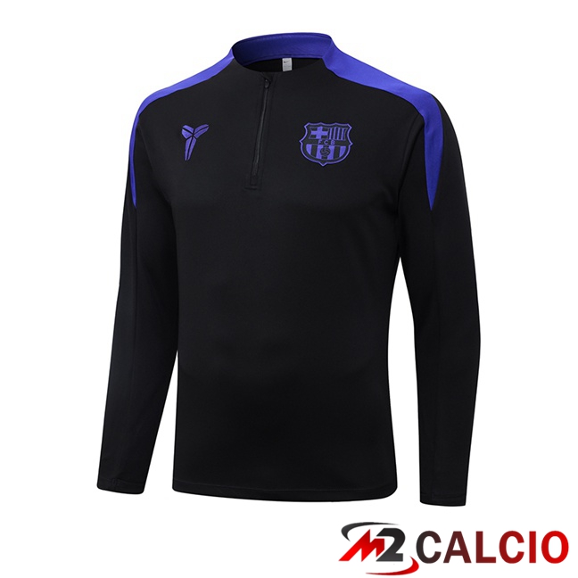 Felpa Allenamento FC Barcellona Nero Blu 2025/2026