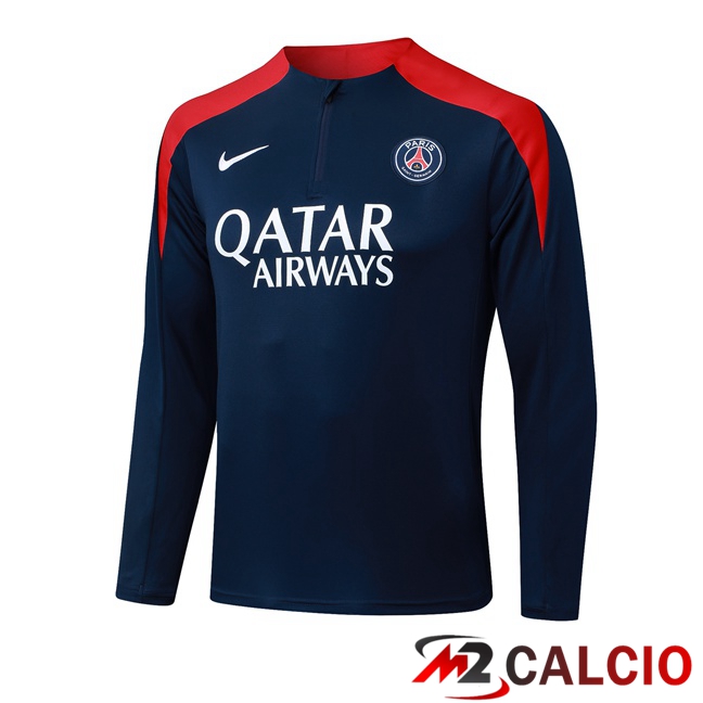 Felpa Allenamento Paris PSG Blu Reale 2025/2026