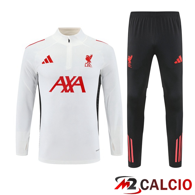 Insieme Tuta Calcio FC Liverpool Bianco 2025/2026