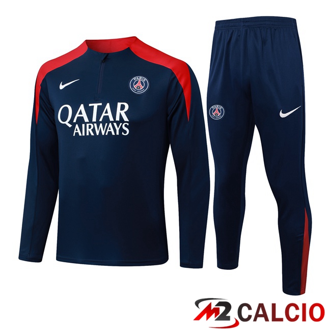Insieme Tuta Calcio Paris PSG Blu Reale 2025/2026