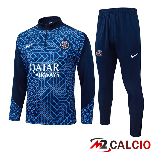 Insieme Tuta Calcio Paris PSG Blu Reale 2025/2026