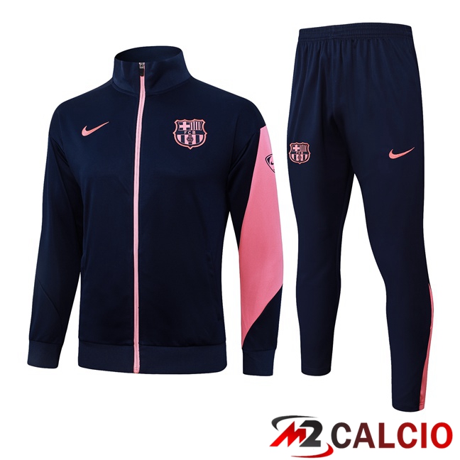 Insieme Tuta Calcio - Giacca FC Barcellona Blu Reale 2025/2026
