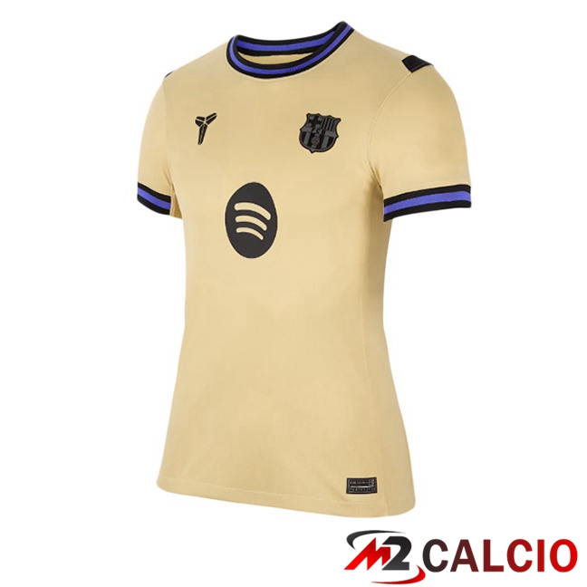 Maglie Calcio FC Barcellona Donna Seconda Giallo 2025/2026