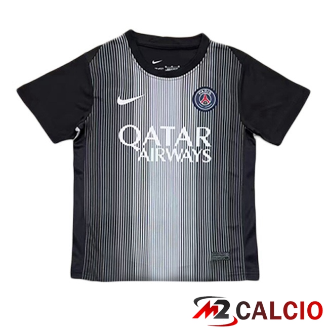 Maglie Calcio Paris PSG Portiere Nero 2025/2026