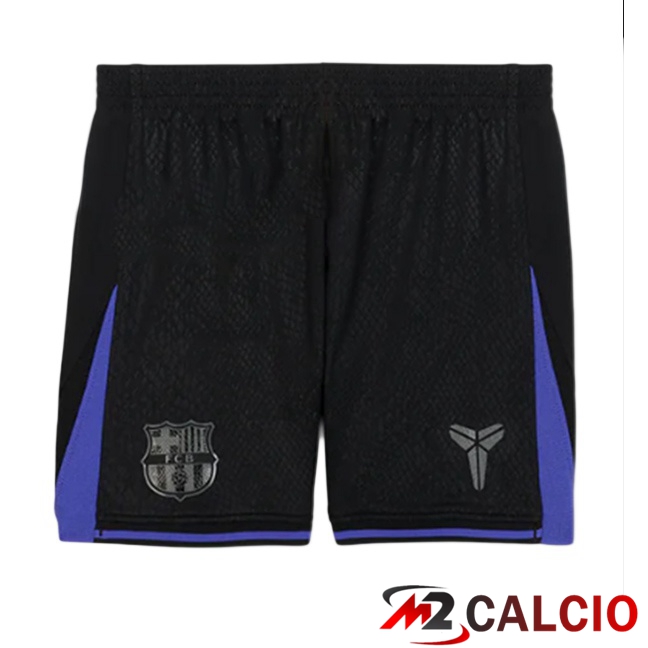 Pantaloncini Calcio FC Barcellona Seconda Nero 2025/2026