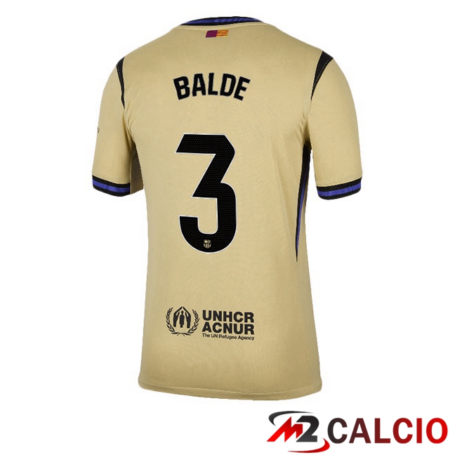 Maglie Calcio FC Barcellona (BALDE 3) Seconda Giallo 2025/2026