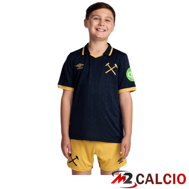 Maglie Calcio West Ham United Bambino Terza Nero 2025/2026