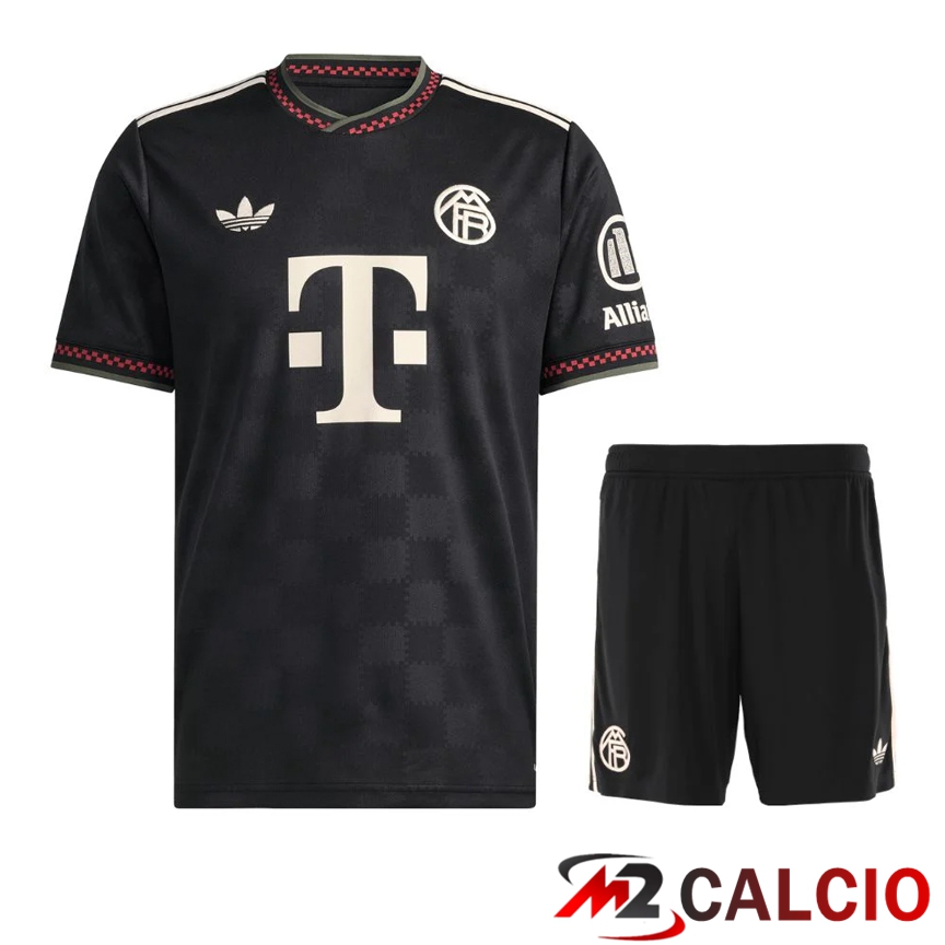 Insieme Maglie Calcio Bayern Monaco Terza + Pantaloncini 2025/2025