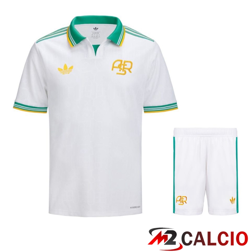 Insieme Maglie Calcio AS Roma Terza + Pantaloncini 2025/2026