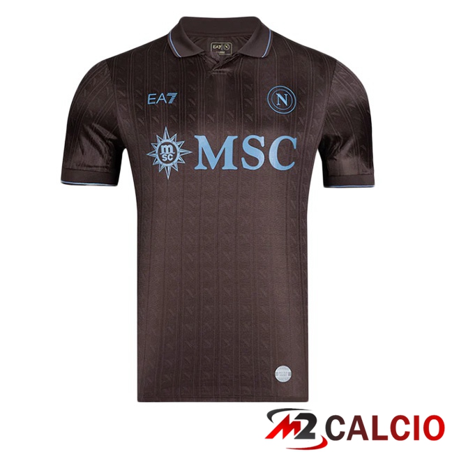 Maglie Calcio SSC Napoli Terza Marrone 2025/2026