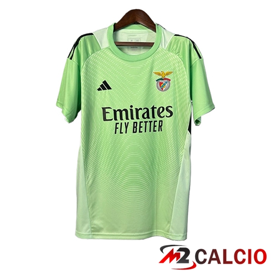 Maglie Calcio Benfica Portiere Verde 2025/2026  Maglie Calcio Benfica Portiere Verde 2025/2026