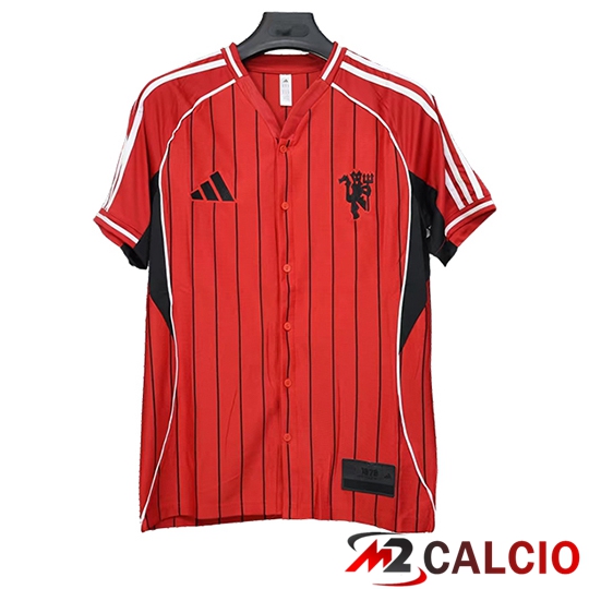 Maglie Calcio Manchester United Edizione Speciale Rosso/Nero 2025/2026  Maglie Calcio Manchester United Edizione Speciale Rosso/Nero 2025/2026