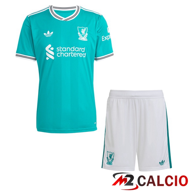 Maglie Calcio FC Liverpool Bambino Terza Verde 2025/2026