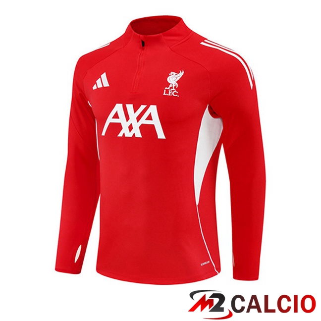 Felpa Allenamento FC Liverpool Rosso 2025/2026