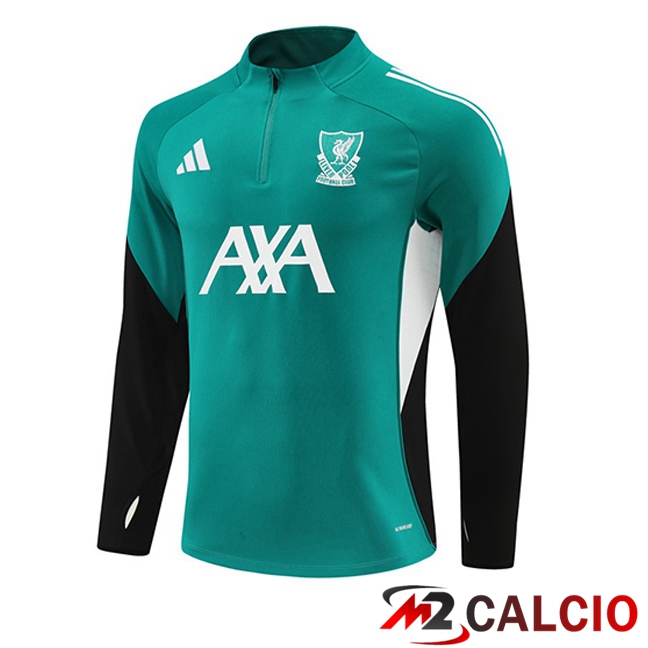 Felpa Allenamento FC Liverpool Verde 2025/2026